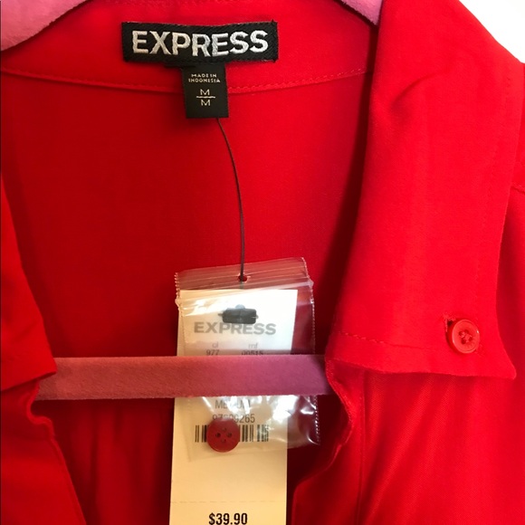 The Limited Red Sleeveless Blouse - Picture 3 of 5